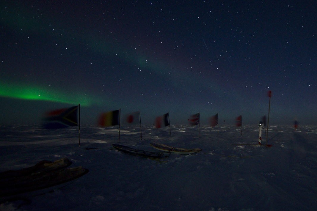 Discipline 4 - individual sled pull. Pulling a sled with a weight was absolutely exhausting and the wind was too cold for us to clean up after ourselves that day.