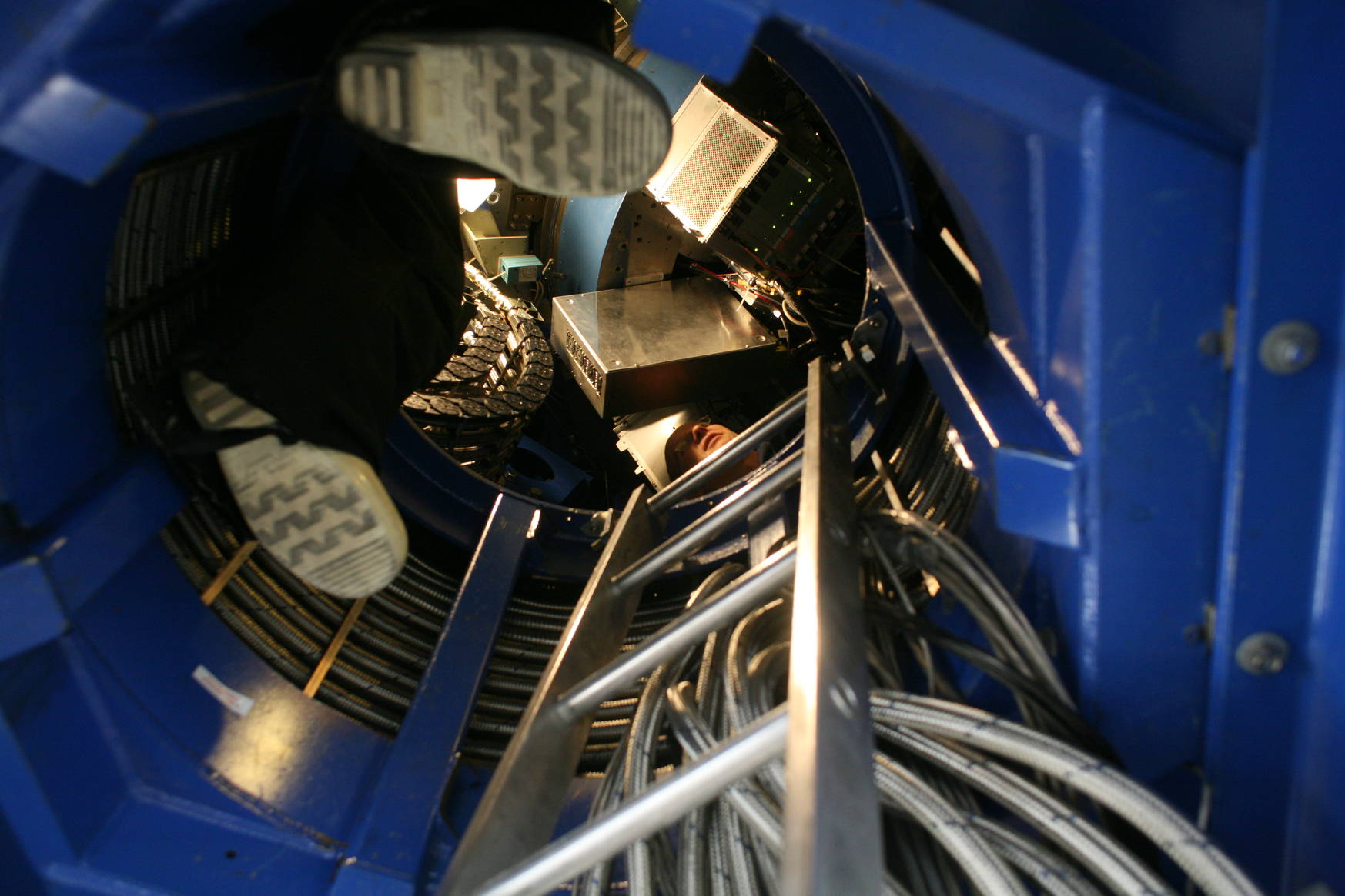 Exploring the SPUD telescope from the inside.